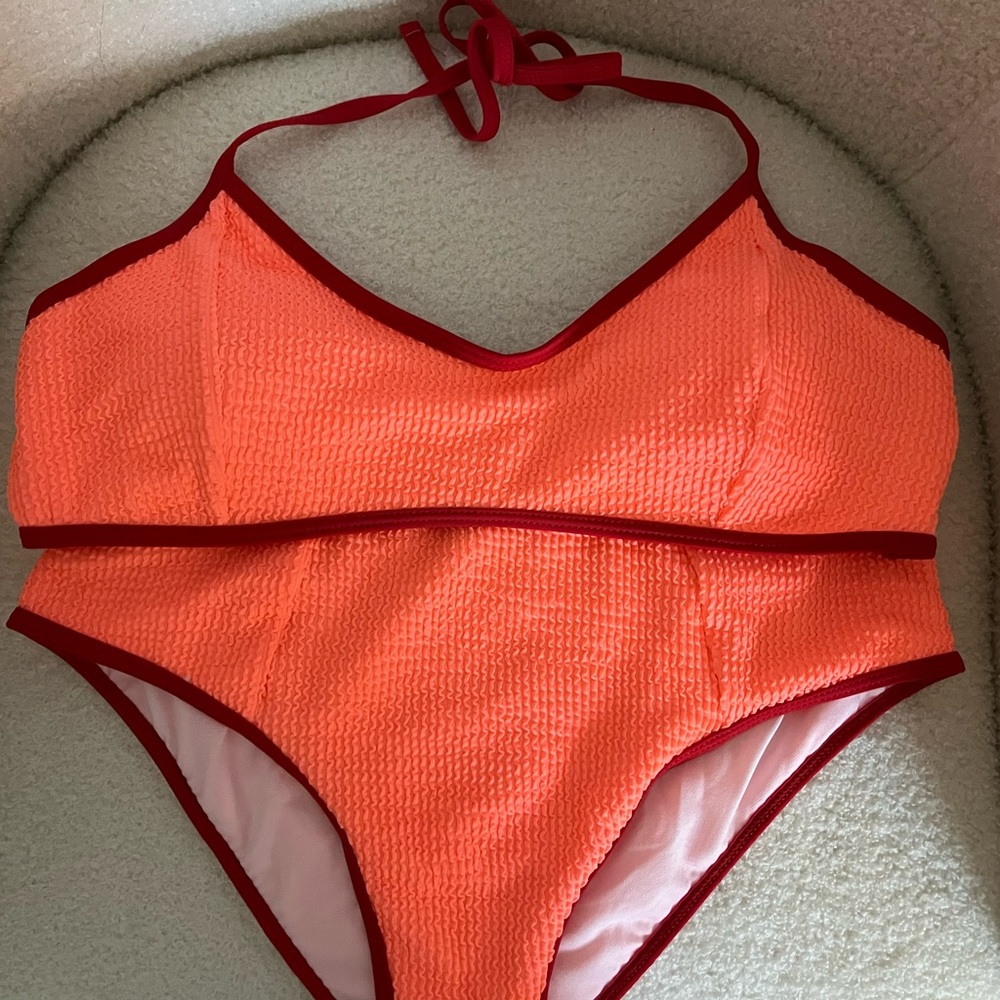 Shein Halter Neck Swim Suit